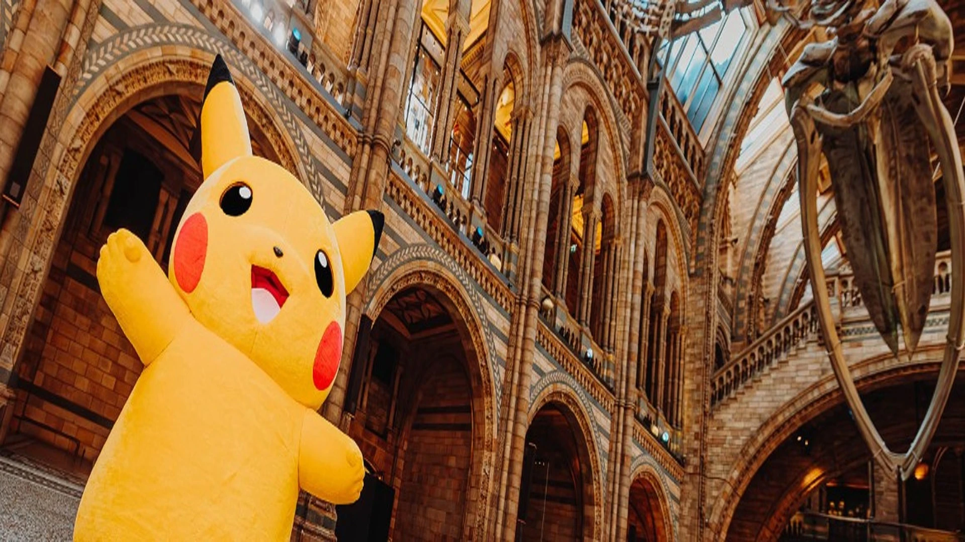 Pokémon opent pop-upwinkel in Natural History Museum Londen